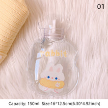 Load image into Gallery viewer, Lovely Cartoon Mini Transparent Hot Water Bottle Bag Girl Warm Belly Warmer Filled Mini Explosion-proof Portable Winter Reusable Hand Warmer
