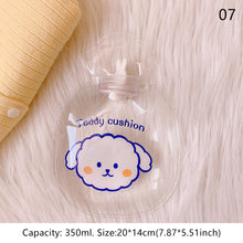 Load image into Gallery viewer, Lovely Cartoon Mini Transparent Hot Water Bottle Bag Girl Warm Belly Warmer Filled Mini Explosion-proof Portable Winter Reusable Hand Warmer
