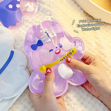 Load image into Gallery viewer, Lovely Cartoon Mini Transparent Hot Water Bottle Bag Girl Warm Belly Warmer Filled Mini Explosion-proof Portable Winter Reusable Hand Warmer
