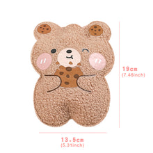 Load image into Gallery viewer, Cartoon Plush Bear Mini Hot Water Bottle Bag Girl Warm Belly Warmer Filled Mini Explosion-proof Portable Winter Reusable Hand Warmer
