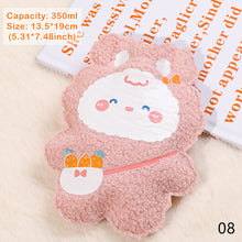 Load image into Gallery viewer, Cartoon Plush Bear Mini Hot Water Bottle Bag Girl Warm Belly Warmer Filled Mini Explosion-proof Portable Winter Reusable Hand Warmer
