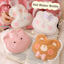 Load image into Gallery viewer, Cartoon Plush Bear Mini Hot Water Bottle Bag Girl Warm Belly Warmer Filled Mini Explosion-proof Portable Winter Reusable Hand Warmer
