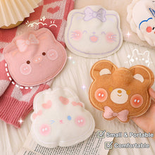 Load image into Gallery viewer, Cartoon Plush Bear Mini Hot Water Bottle Bag Girl Warm Belly Warmer Filled Mini Explosion-proof Portable Winter Reusable Hand Warmer
