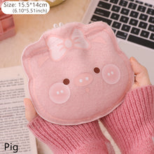 Load image into Gallery viewer, Cartoon Plush Bear Mini Hot Water Bottle Bag Girl Warm Belly Warmer Filled Mini Explosion-proof Portable Winter Reusable Hand Warmer
