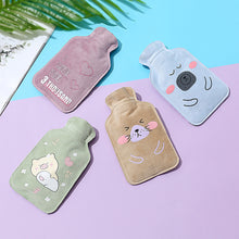 Load image into Gallery viewer, Cartoon Mini Hot Water Bottle Bag Girl Warm Belly Warmer Filled Mini Explosion-proof Portable Winter Reusable Hand Warmer
