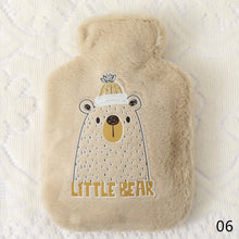 Load image into Gallery viewer, Cartoon Warm Hot Water Bottle Bag Girl Warm Belly Warmer Filled Mini Explosion-proof Portable Winter Reusable Hand Warmer
