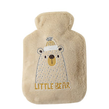 Load image into Gallery viewer, Cartoon Warm Hot Water Bottle Bag Girl Warm Belly Warmer Filled Explosion-proof Portable Winter Reusable Hand Warmer
