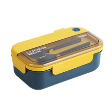 Load image into Gallery viewer, Microwave Lunch Box Compartment Bento Box Food Storage Container Portable Food Box with Cutlery
