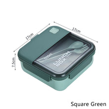 Load image into Gallery viewer, Microwave Lunch Box Compartment Bento Box Food Storage Container Portable Food Box with Cutlery
