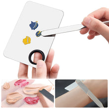 Load image into Gallery viewer, Stainless Steel Dual Heads Makeup Toner Makeup Tools Spatula Mixing Stick Foundation Cream Mixing Tool Art Nail Color Mixing
