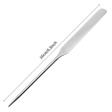 Load image into Gallery viewer, Stainless Steel Dual Heads Makeup Toner Makeup Tools Spatula Mixing Stick Foundation Cream Mixing Tool Art Nail Color Mixing
