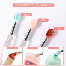 Load image into Gallery viewer, Soft Lip Brush With Cover Silicone Head Lip Applicator Brush Makeup Brushes With Cover Lips Cosmetic Women Beauty Makeup Tools
