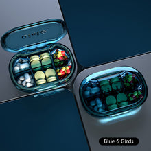 Load image into Gallery viewer, Mini 4/6Grid Pill Case Portable Water Proof Dispenser Box Medicine Container Medicine Holder Moisture-proof Portable Pill Kit
