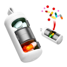 Load image into Gallery viewer, Small 3 Grids Pill Case Travel Medicine Box creative Tablet Pill Storage Plastic Organizer Box Holder Container Dispenser Case

