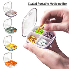 Load image into Gallery viewer, Waterproof 4/6 Grid Sealed Portable Medicine Box Transparent Medicine Multi-functional Subpackage Medicine Box Storage Box
