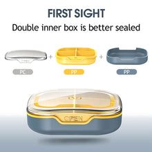 Load image into Gallery viewer, Waterproof 4/6 Grid Sealed Portable Medicine Box Transparent Medicine Multi-functional Subpackage Medicine Box Storage Box
