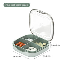 Load image into Gallery viewer, Waterproof 4/6 Grid Sealed Portable Medicine Box Transparent Medicine Multi-functional Subpackage Medicine Box Storage Box
