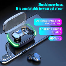 Load image into Gallery viewer, Y60 Bluetooth Earphones 5.1 TWS Wireless Headphones with LED Display Stereo Headset Touch Control Earbuds Noise Reduction
