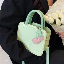 Load image into Gallery viewer, Women Versatile Messenger Bag Niche Fashion Portable Biscuit Bag PU Leather 4 Colors Handbag Shoulder Bag
