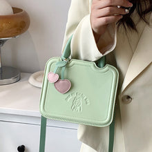 Load image into Gallery viewer, Women Versatile Messenger Bag Niche Fashion Portable Biscuit Bag PU Leather 4 Colors Handbag Shoulder Bag
