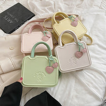 Load image into Gallery viewer, Women Versatile Messenger Bag Niche Fashion Portable Biscuit Bag PU Leather 4 Colors Handbag Shoulder Bag
