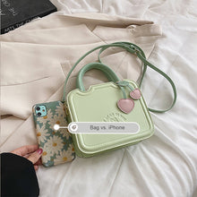 Load image into Gallery viewer, Women Versatile Messenger Bag Niche Fashion Portable Biscuit Bag PU Leather 4 Colors Handbag Shoulder Bag
