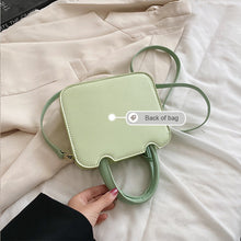 Load image into Gallery viewer, Women Versatile Messenger Bag Niche Fashion Portable Biscuit Bag PU Leather 4 Colors Handbag Shoulder Bag
