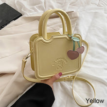 Load image into Gallery viewer, Women Versatile Messenger Bag Niche Fashion Portable Biscuit Bag PU Leather 4 Colors Handbag Shoulder Bag
