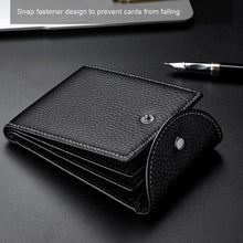 Load image into Gallery viewer, Male Large Capacity Portable Card Bag Cowhide Wallet Multi Card Wallet Bus Card Credit Card Bank Card Holder
