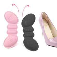 Load image into Gallery viewer, 1 Pair Glue Dispensing Butterfly Shaped Heel Stickers Anti-abrasion Anti-skid Sponge Heel Stickers Anti-drop Heel Pads
