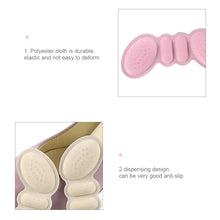 Load image into Gallery viewer, 1 Pair Glue Dispensing Butterfly Shaped Heel Stickers Anti-abrasion Anti-skid Sponge Heel Stickers Anti-drop Heel Pads

