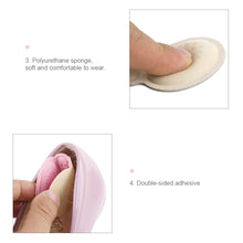 Load image into Gallery viewer, 1 Pair Glue Dispensing Butterfly Shaped Heel Stickers Anti-abrasion Anti-skid Sponge Heel Stickers Anti-drop Heel Pads
