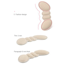 Load image into Gallery viewer, 1 Pair Glue Dispensing Butterfly Shaped Heel Stickers Anti-abrasion Anti-skid Sponge Heel Stickers Anti-drop Heel Pads
