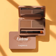 Load image into Gallery viewer, Three Dimensional Two-color Eyebrow Powder Waterproof Sweatproof Long Lasting Eyebrow Powder Cosmetic
