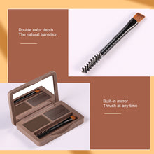 Load image into Gallery viewer, Three Dimensional Two-color Eyebrow Powder Waterproof Sweatproof Long Lasting Eyebrow Powder Cosmetic
