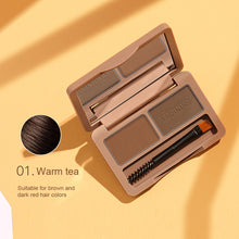 Load image into Gallery viewer, Three Dimensional Two-color Eyebrow Powder Waterproof Sweatproof Long Lasting Eyebrow Powder Cosmetic
