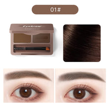 Load image into Gallery viewer, Three Dimensional Two-color Eyebrow Powder Waterproof Sweatproof Long Lasting Eyebrow Powder Cosmetic
