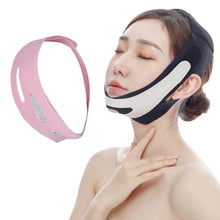 Load image into Gallery viewer, Far Infrared Elastic V-face Bandage Face Slimming Mask Chin Cheek Lift Up Belt Facial Care Tool for Women
