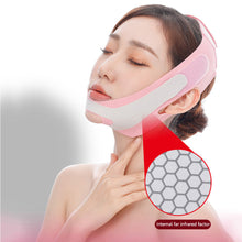 Load image into Gallery viewer, Far Infrared Elastic V-face Bandage Face Slimming Mask Chin Cheek Lift Up Belt Facial Care Tool for Women
