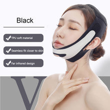 Load image into Gallery viewer, Far Infrared Elastic V-face Bandage Face Slimming Mask Chin Cheek Lift Up Belt Facial Care Tool for Women
