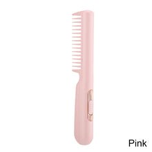 Load image into Gallery viewer, Portable USB Interface Straight Hair Comb Constant Temperature Multi-function Hair Straightener Dual-purpose Curling Iron Hair Style Tool
