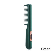 Load image into Gallery viewer, Portable USB Interface Straight Hair Comb Constant Temperature Multi-function Hair Straightener Dual-purpose Curling Iron Hair Style Tool
