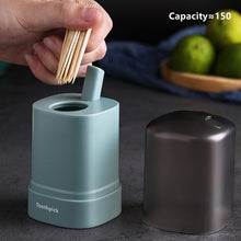 Load image into Gallery viewer, Automatic Push-type Toothpick Holders Home Dining Room Storage Box Creative Automatically Toothpick Box Household Table Toothpick Container
