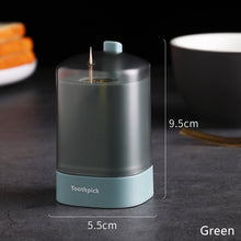 Load image into Gallery viewer, Automatic Push-type Toothpick Holders Home Dining Room Storage Box Creative Automatically Toothpick Box Household Table Toothpick Container
