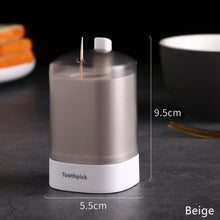 Load image into Gallery viewer, Automatic Push-type Toothpick Holders Home Dining Room Storage Box Creative Automatically Toothpick Box Household Table Toothpick Container
