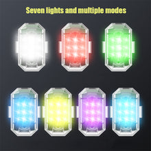 Load image into Gallery viewer, 7 Colors Car Motorcycle Wireless Remote Control Strobe Light LED Warning Lamp For Bicycle RC Drone Flash Position Indicator Lamp
