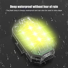 Load image into Gallery viewer, 7 Colors Car Motorcycle Wireless Remote Control Strobe Light LED Warning Lamp For Bicycle RC Drone Flash Position Indicator Lamp

