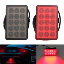 Load image into Gallery viewer, Universal Car 15 LED 3rd Third Rear Strobe Flashing Tail Brake Stop Light Lights Signal Lamp Car Accessories F1 Style
