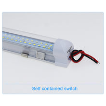 Load image into Gallery viewer, 12V-85V LED 72LED Car Interior Light Lamp Strip Bar On/Off Switch for Van Lorry Truck Camper Caravan Camping RV Caravan
