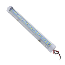 Load image into Gallery viewer, 12V/24V LED 48LED Car Interior Light Lamp Strip Bar On/Off Switch for Van Lorry Truck Camper Caravan Camping RV Caravan
